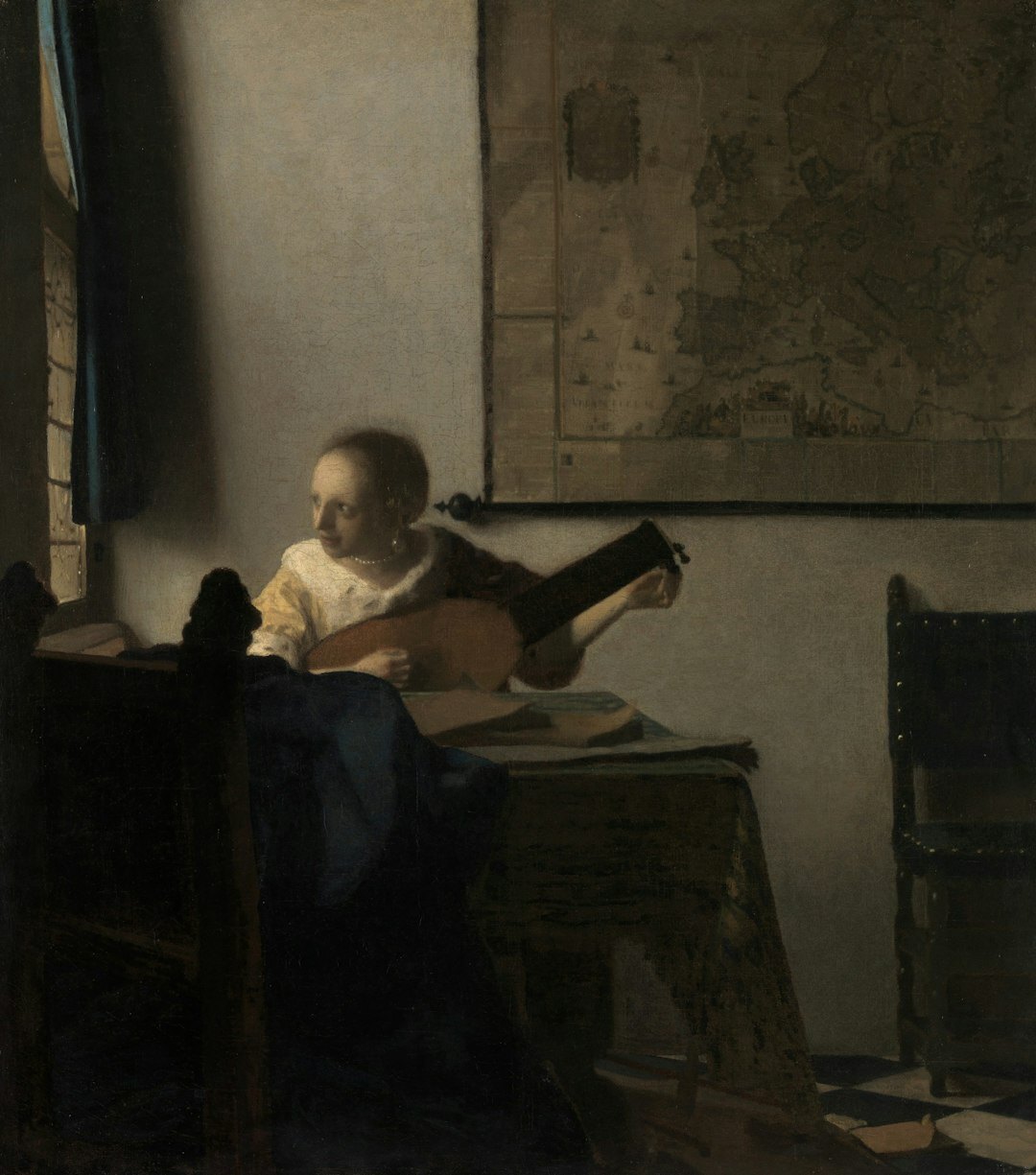 Portrait of a young Dutch musician