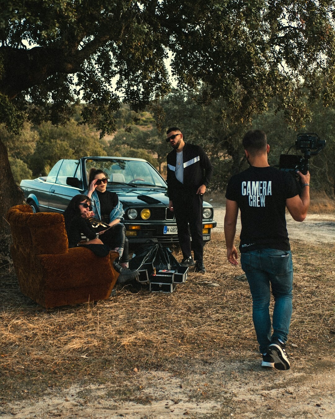 behind the scenes film set
